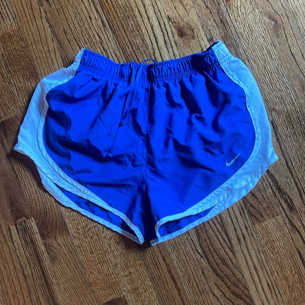 Nike women’s athletic shorts with built in underwear layer